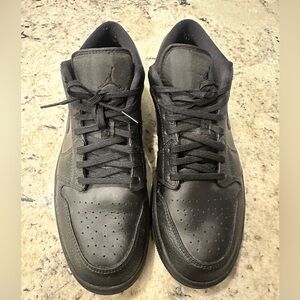 Authentic Nike Jordan1’s Black Men's Low-Cut Sneakers Mens Size 12